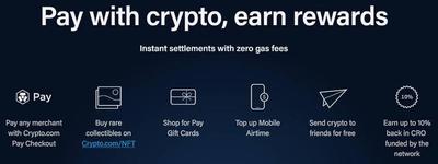 Crypto.com Pay Features