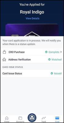 What I see now under 'Card' section in the Crypto.com App (24 Nov 2021)